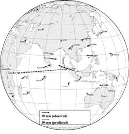 Far-field GPS displacements of 2004 Sumatra earthquake
